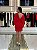 VESTIDO CURTO DE LASTEX COM MANGA MAXI BUFANTE - Imagem 5