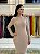 VESTIDO LONGO COM TRANSFER BEGE - Imagem 3
