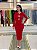 VESTIDO DRAPEADO DECOTE VAZADO - Imagem 4