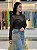 BLUSA BASIC DE TULE COM MANGAS LONGAS - Imagem 1