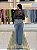 BLUSA BASIC DE TULE COM MANGAS LONGAS - Imagem 3