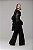 BLUSA GLAM DE TULE COM OMBREIRAS E MANGAS LONGAS PRETO - Imagem 1