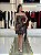 VESTIDO MINI STRAPLESS RENDADO COM FAIXA LONGA EM CASCATA LATERAL - Imagem 1