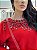 BLUSA MOLETOM C/ PEDRAS VERMELHO - Imagem 1