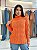 BLUSA TRICOT MANGA GOLA TRANÇA LARANJA - Imagem 2