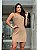 VESTIDO CURTO CARDIGAN TRICOT ALÇA CORRENTE DOURADO - Imagem 1