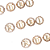 Piercings de Letra com Strass - Unidade - Imagem 2
