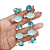 Cabedal Lateral Oval com Strass - Imagem 5