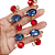 Cabedal Lateral Oval com Strass - Imagem 4