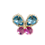 Cabedal Lateral de Borboleta Par de Piercing - Imagem 2