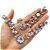 Cabedal Banhado Redondo com Strass - Imagem 1