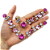 Cabedal Banhado Redondo com Strass - Imagem 2