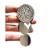 Cabedal Mandala Lateral Redondo Liso com Strass - Imagem 2