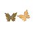 Aplique de Tecido Borboleta Furta Cor - PAR - Imagem 4