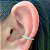 Piercing de pressão com zircônias - Imagem 1