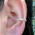 Piercing de pressão torcido - Imagem 1