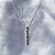 Colar choker com pingente de zircônias cravejadas - Imagem 2