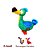 KONG ballistic vibez birds - pequeno - Imagem 1