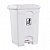 LIXEIRA C/ PEDAL PERFECT 50L BRANCA - Imagem 1