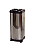 LIXEIRA INOX PARA COPOS DESC.USADOS ÁGUA E CAFÉ - Imagem 1