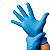 LUVA NITRÍLICA AZUL SEM PÓ - Imagem 1