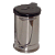 LIXEIRA INOX COM PEDAL ESFERA REDONDA - Imagem 1
