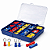 Kit 400 Terminais Elétricos Pré-Isolados Crimper Anel Forquilha Pino + Caixa Organizadora - Imagem 1