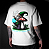CAMISETA OVERSIZED BRANCA GNOMO COGUMELO - Imagem 1