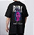 CAMISETA OVERSIZED PRETA RIRI - RIHANNA FRENTE OU COSTAS - Imagem 2