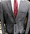 Terno Poliviscose cinza chumbo Holand - Imagem 1