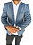 Blazer Moletinho Azul - Imagem 1