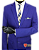 Terno Poliviscose azul royal - Imagem 1