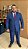 Terno Plus Size azul melange - Imagem 3