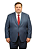 Terno Plus Size Premiun - Azul Marinho Melange - Imagem 1
