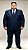 Terno Plus Size Premium - Azul marinho liso - Imagem 1