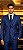 Traje alta costura marinho navy - calça com regulagem - Imagem 1