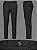 Traje alta costura preto semi brilho - calça com regulagem - Imagem 3
