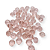 Cristal facetado rosa transparente 8 mm (60und) - Imagem 1
