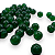 Pedra natural quartzo verde 8 mm (60und) - Imagem 1