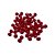 Cristal facetado vermelho leitoso 6 mm (60und) - Imagem 1