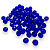 Cristal facetado azul bic 8mm (60und) - Imagem 1