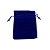 Saquinho de veludo azul bic - Imagem 1