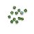 Cristal swarovski verde erva doce 4mm (12pcs) - Imagem 1