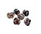 Murano Bronze Mesclado 6 Unidades - Imagem 1