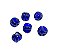 Murano azul royal (6 unidades) - Imagem 1