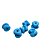 Murano azul nuvem leitoso (6 unidades) - Imagem 1