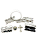 Kit montagem Terço de fio de Aço Niquelado de Padre Pio - Imagem 2