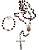 Kit Montagem Sagrado Coração de Jesus 8mm Niquelado com Pulseira - Imagem 1