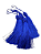 Pompom tassel Azul bic (5und) - Imagem 1