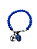 Kit Montagem Pulseira Azul com Nsra das Graças 8mm - Imagem 1